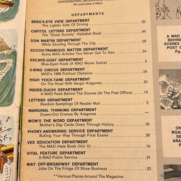 July ‘68 MAD Magazine #120 Alfred E Neuman Parody - Picture 7 of 14